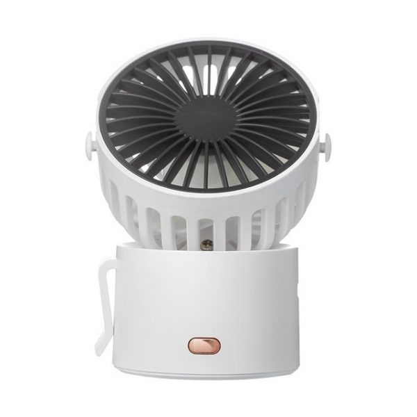 Creative Portable Hanging Neck Mini Fan USB Rechagreable Silent Travel Handheld Air Cooling Fan For - Portable Fan