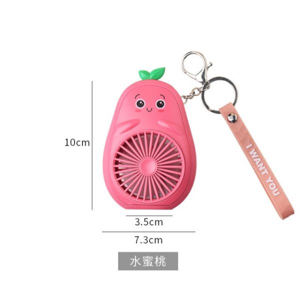 Mini Fan USB Rechargeable Portable Hand Fan Lazy Temporary Travel Shopping Cooling Air Cooler With Key 2.jpg 640x640 2 - Portable Fan