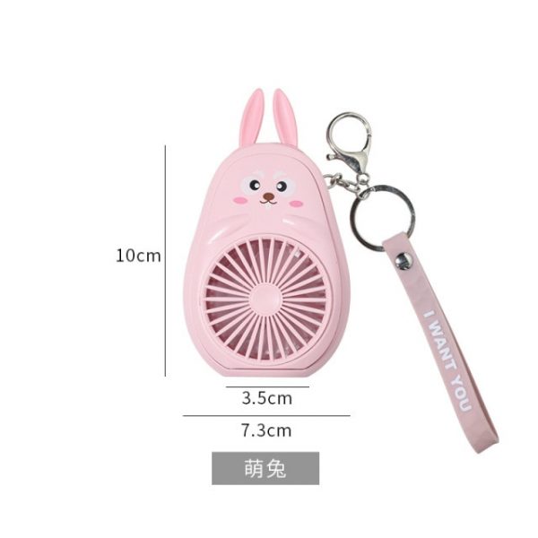 Mini Fan USB Rechargeable Portable Hand Fan Lazy Temporary Travel Shopping Cooling Air Cooler With Key 3.jpg 640x640 3 - Portable Fan