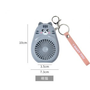 Mini Fan USB Rechargeable Portable Hand Fan Lazy Temporary Travel Shopping Cooling Air Cooler With Key 5.jpg 640x640 5 - Portable Fan