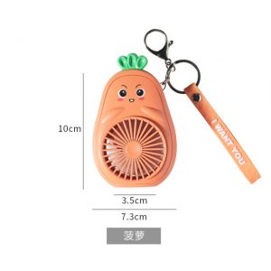 Mini Fan USB Rechargeable Portable Hand Fan Lazy Temporary Travel Shopping Cooling Air Cooler With Key.jpg 640x640 - Portable Fan
